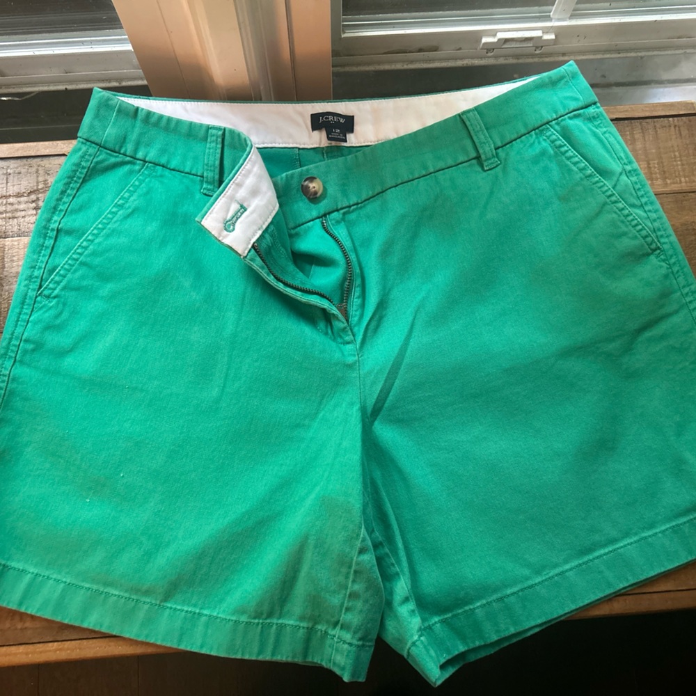 J. Crew Teal Chino Shorts